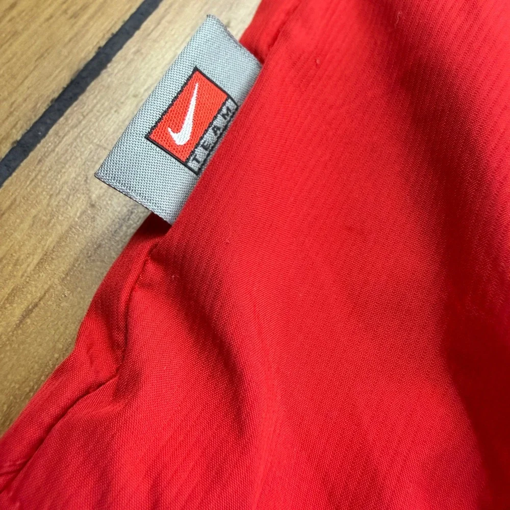 Nike Team Ohio State Buckeyes Pullover Windbreaker Red Grey XL Nike FIT STORM